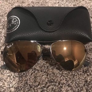 Ray Ban sunglass. Brown/Black/gold